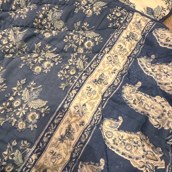 Pair Pottery Barn king shams - Picture 7 of 11